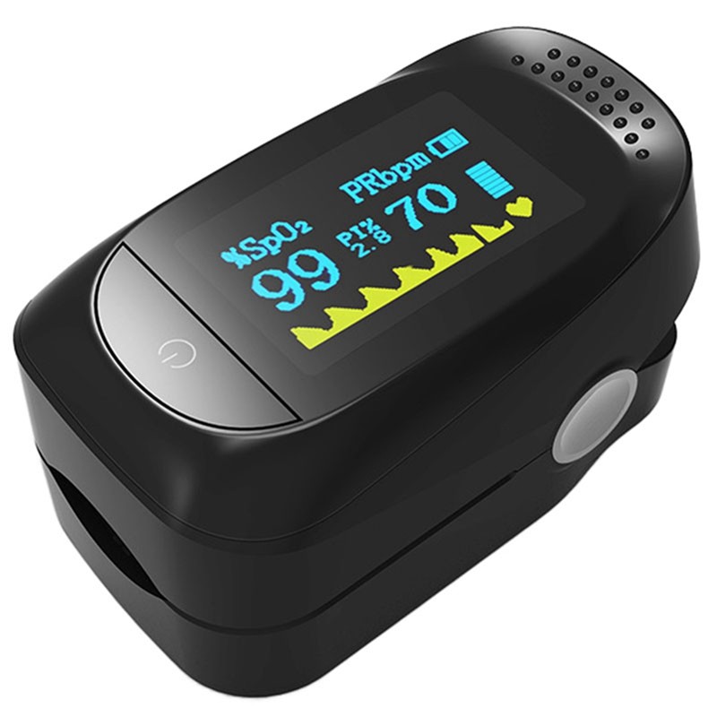 Finger Pulse Oximeter OLED Blood Oxygen Saturation Heart Rate Monitor Oxymeters