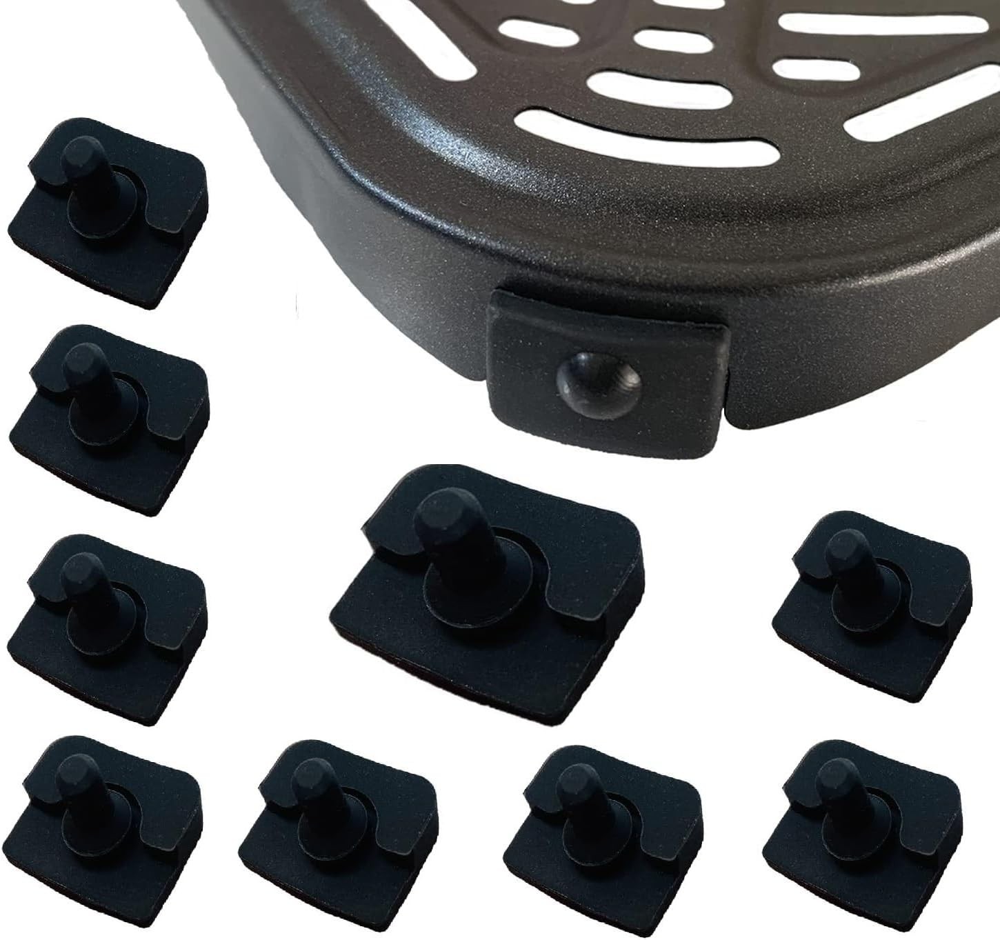 8PCS Air Fryer Rubber Legs for COSORI 6.8QT Air Fryers, Premium Air Fryer Sil...