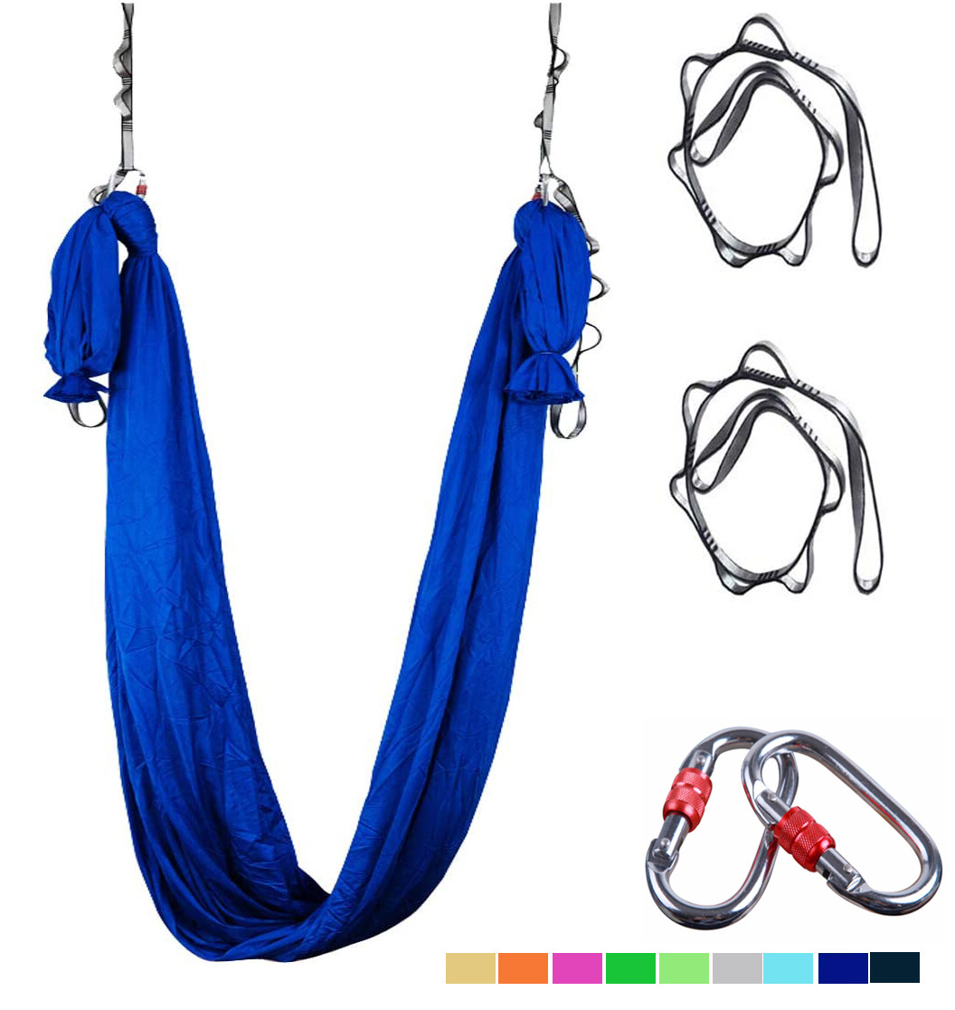 16ft Aerial Yoga Swing Hammock Anti Gravity Silk Trapeze Inversion Decompression