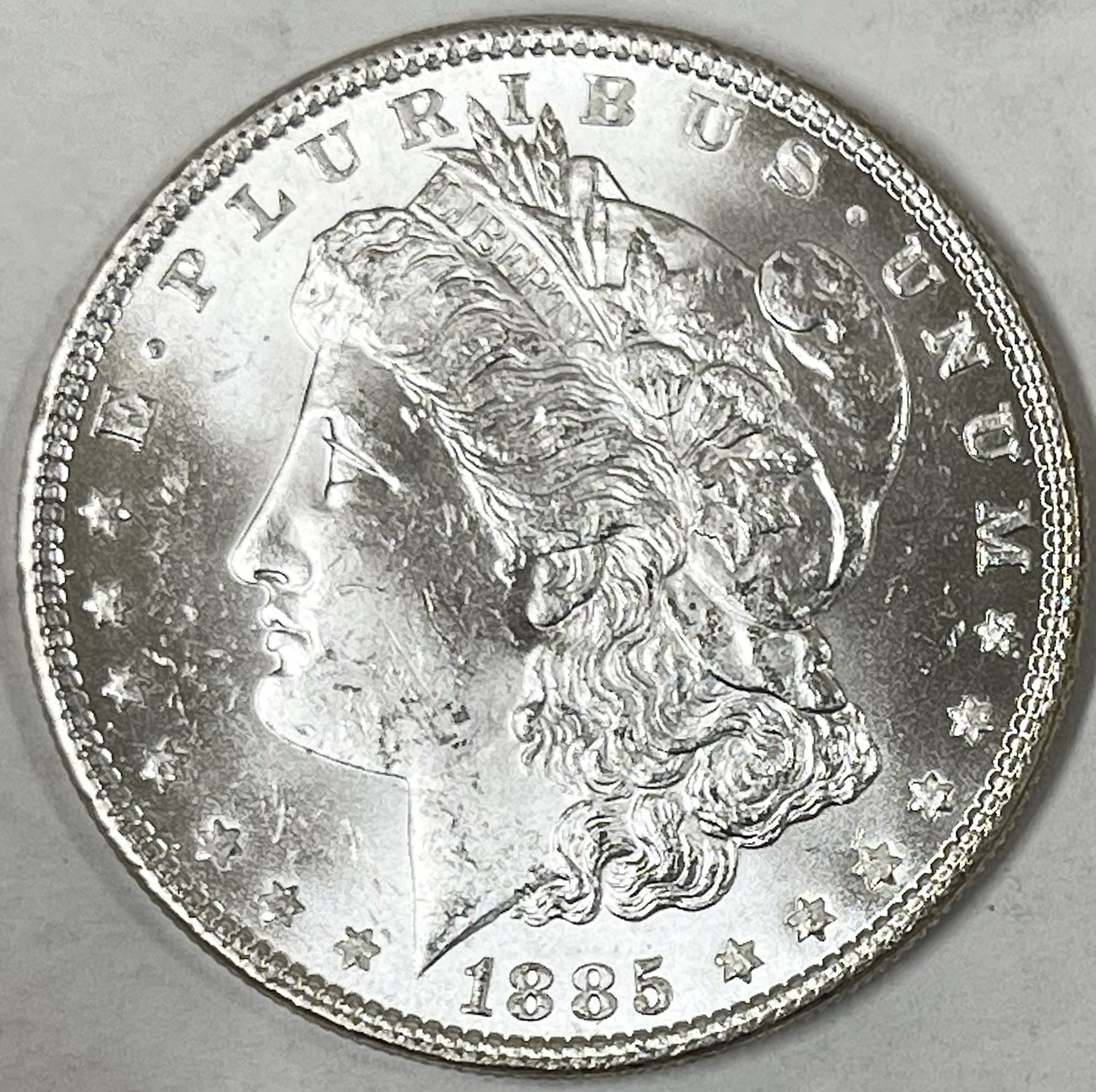 1885 MORGAN SILVER DOLLAR UNCIRCULATED