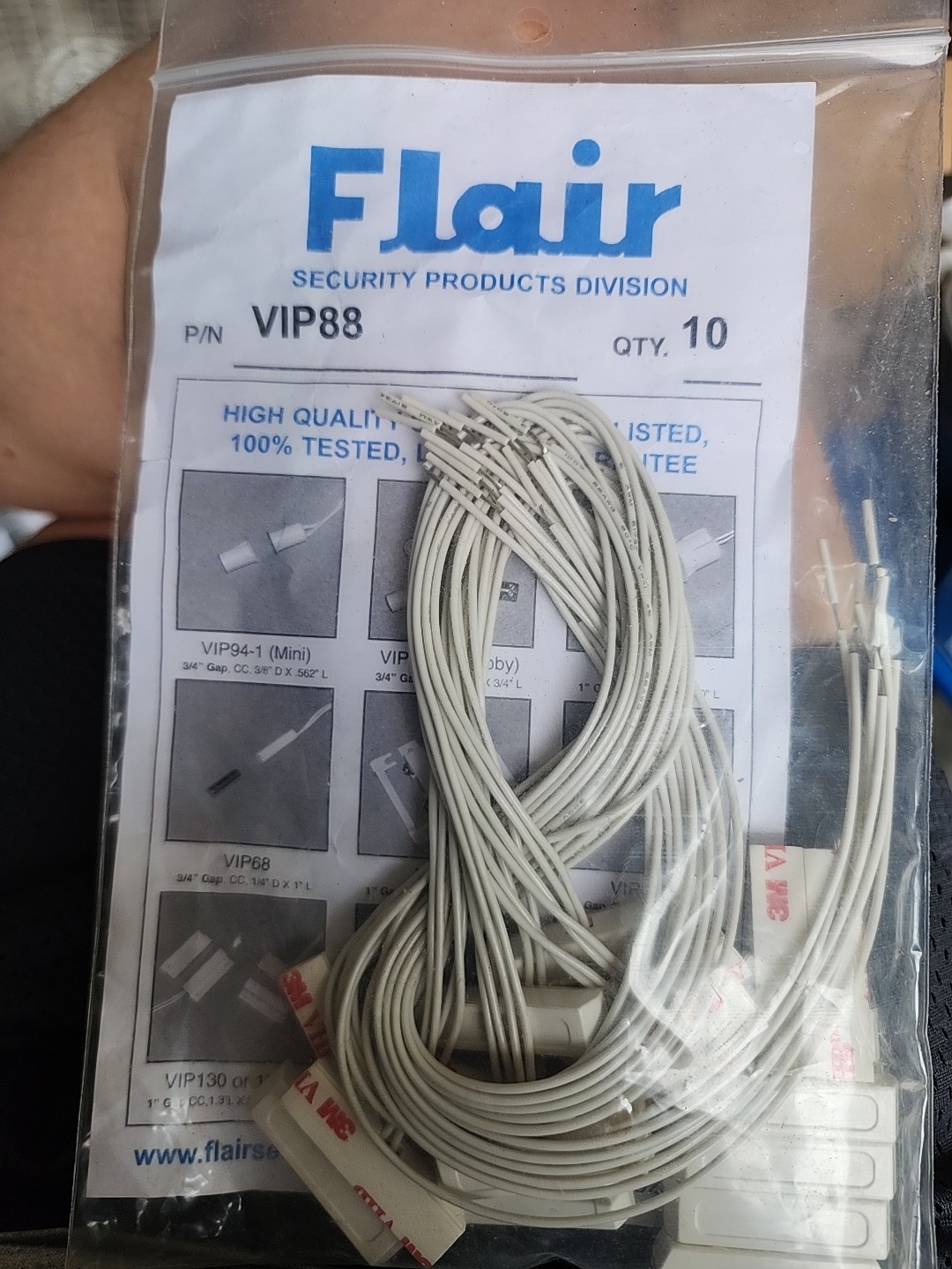 Flair Security Products VIP88 Magnetic Contacts Lot of 10 Free Shipping