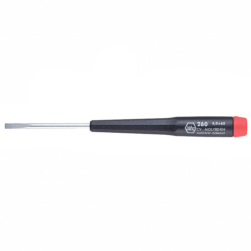 Wiha 26035 Slotted Screwdriver with Precision Handle, 3.5 x 60mm