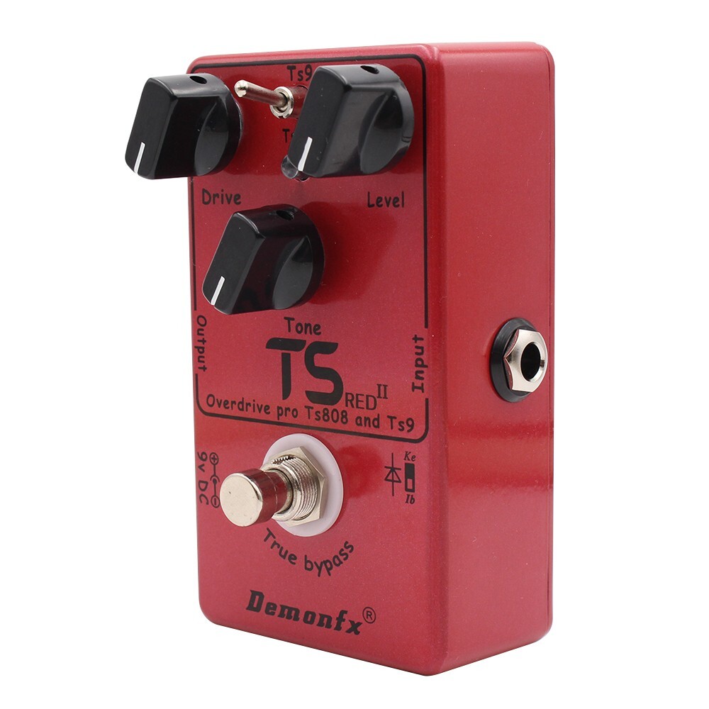 Demonfx TS II Red TS9 or TS808 OD options Internal Mode Switch Fast U.S. Ship