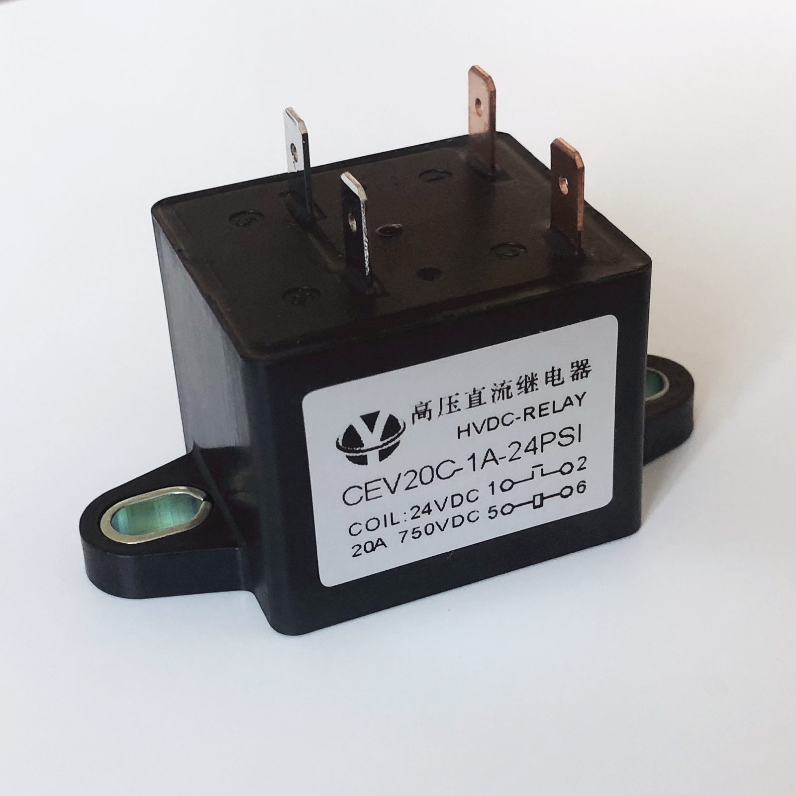 CEV20 High Voltage DC Electric Vehicle Relay Ceramic Vacuum 20A 750VDC