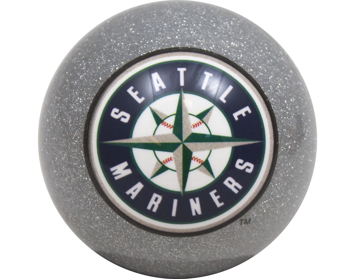 MLB Imperial Seattle Mariners Pool Billiard Cue/8 Ball - Silver