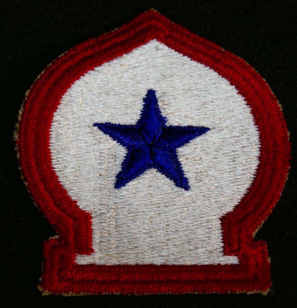 WWII US Army North Africa Theater Base SSI Shoulder Patch War-Time Issued