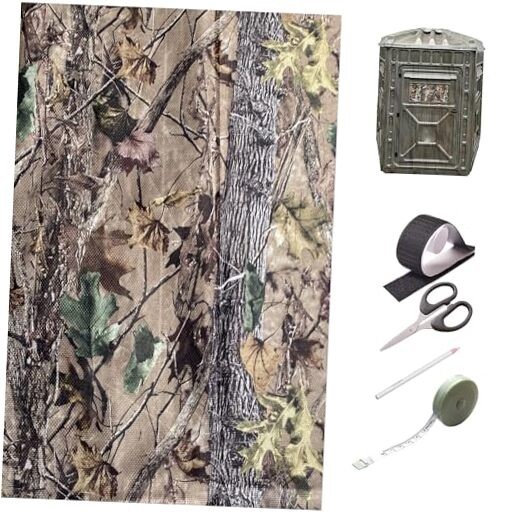 Deer Blind Window Curtain Hunting Blind Window Curtain 57" x 39" Universal Box
