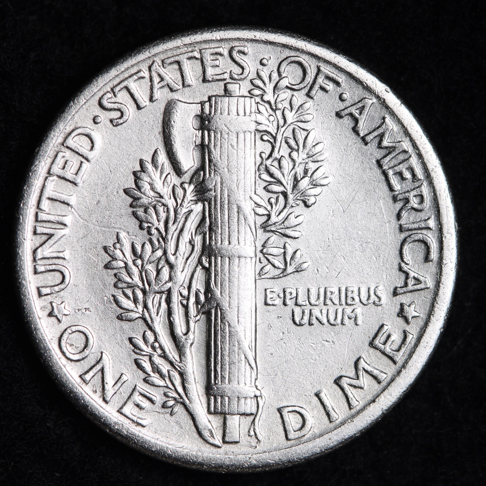 1925 Mercury Silver Dime Nice AU FREE SHIPPING