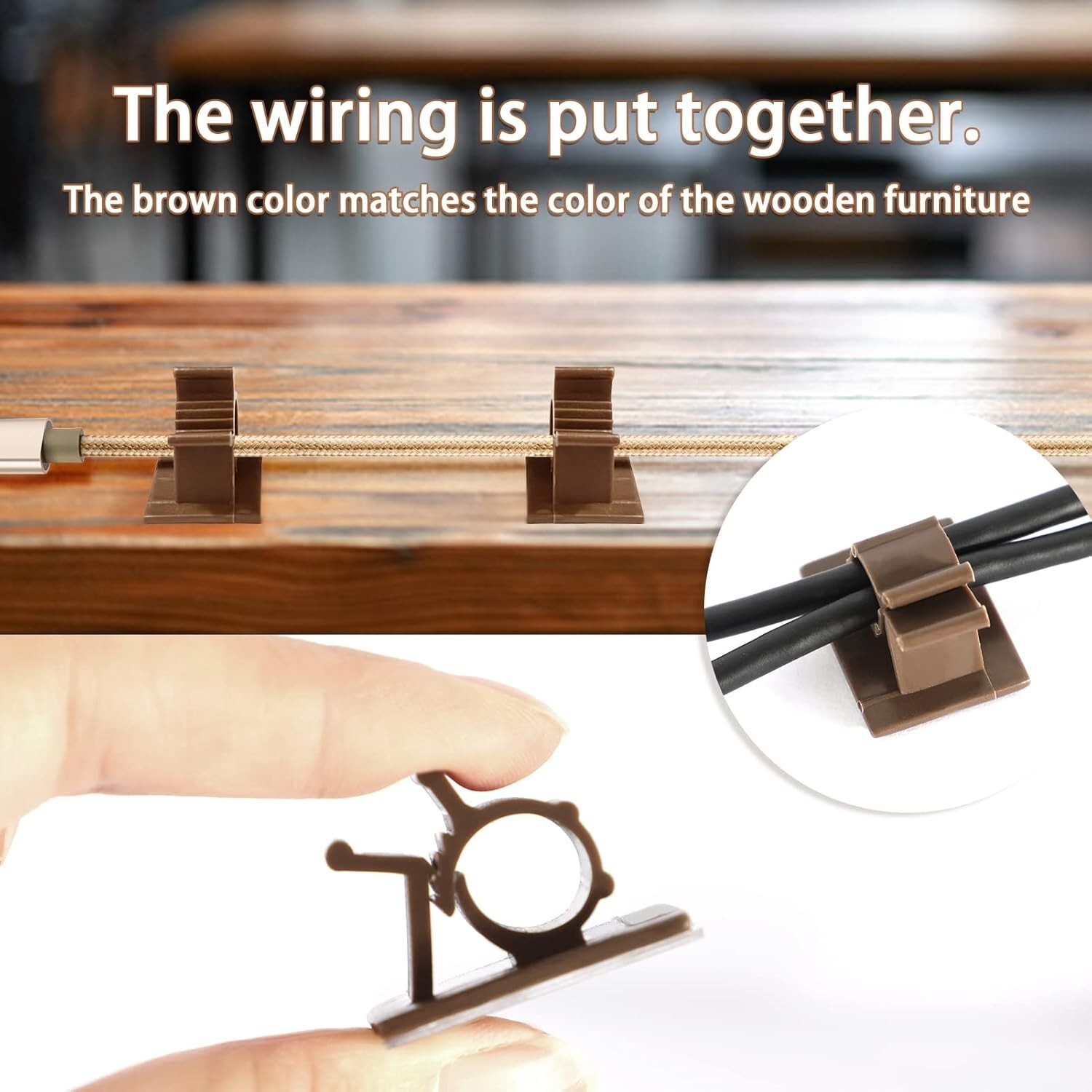 High-Quality Self-Adhesive Cable Clips - 30 Pcs for Efficient Wire Organization