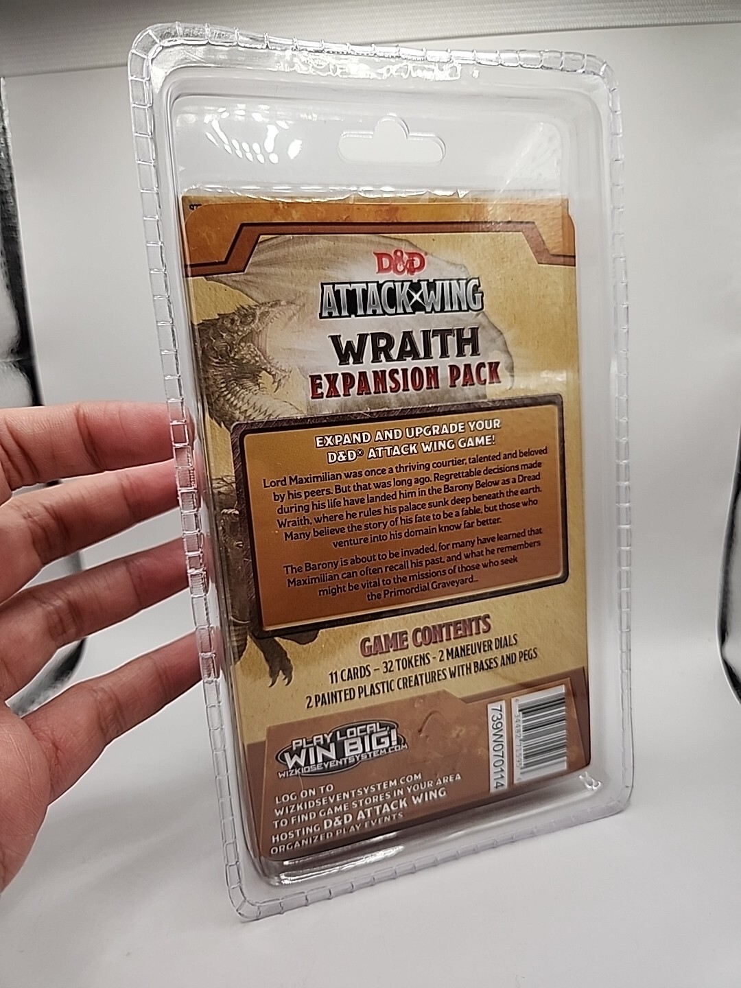 Dungeons and Dragons Attack Wing Wave 1 Wraith Expansion Pack Brand New