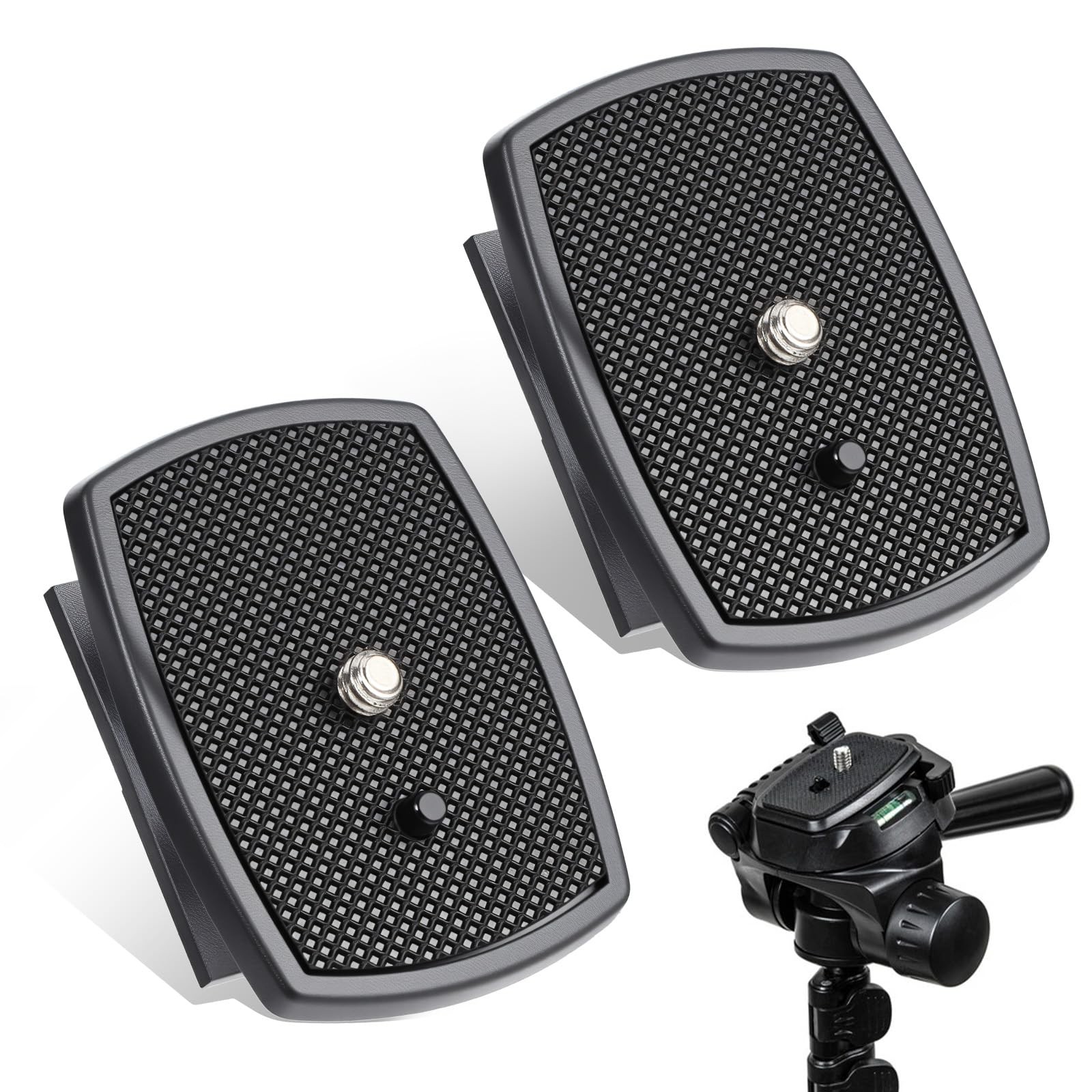 2 PCS Universal 43x43mm Quick Release Plate Set for Tripods, Camera Mounting ...