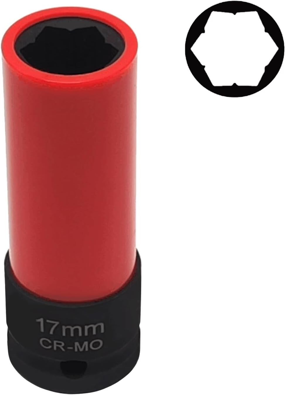 17mm Wheel Lock Nut Removal Socket Compatible with Mercedes Benz S One Size