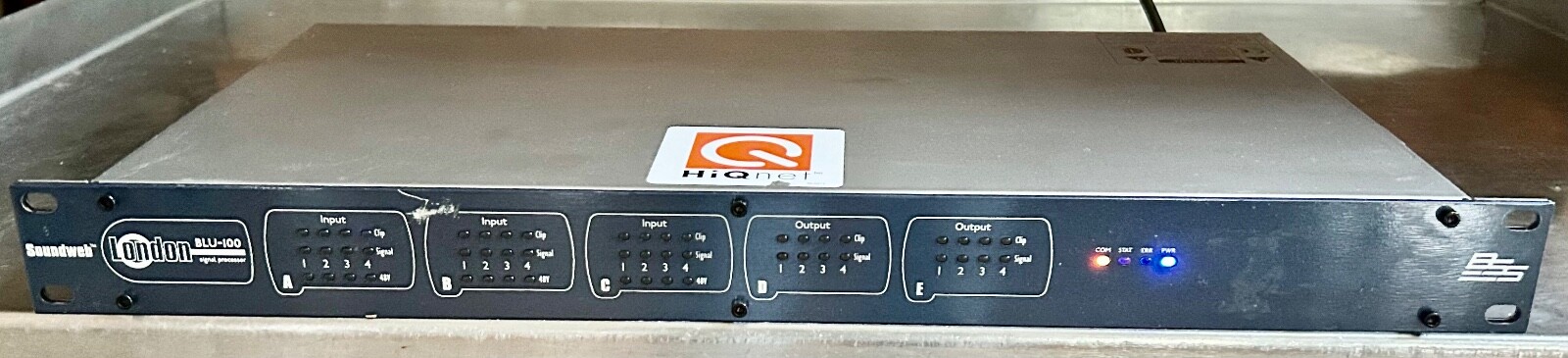 BSS Soundweb London BLU-100 Rack Mount 12x8 Signal Processor w/ BLU Link