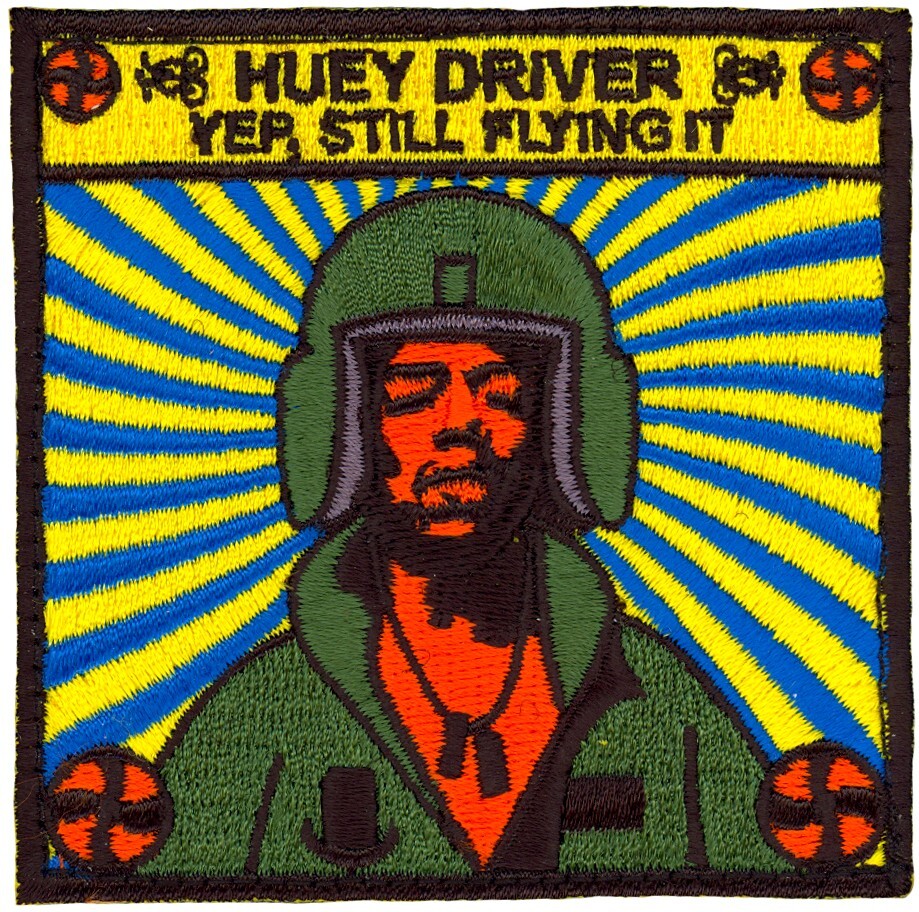USAF 1st HELICOPTER SQUADRON – HUEY DRIVER – JIMMY HENDRIX PATCH
