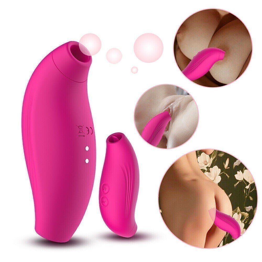 Licking-Clit-Vagina-Sucking-Nipple-Vibrator-Women-G-Spot-Oral-Toys-Portable
