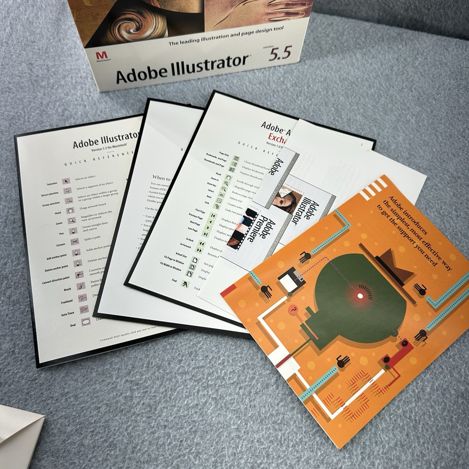 Adobe Illustrator 5.5 for Macintosh and Power Mac (CD ROM + Floppy Disc) 1994