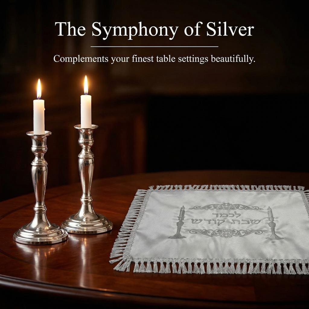 Simcha Challah Covers Small Satin 15x11" 35 pieces