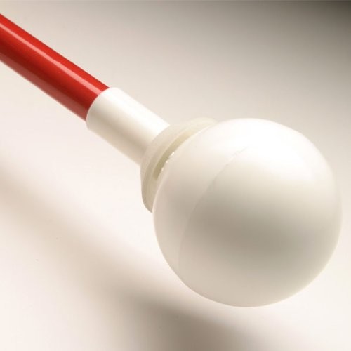 Ambutech Rolling Ball Tip- Slip-On Style -White White