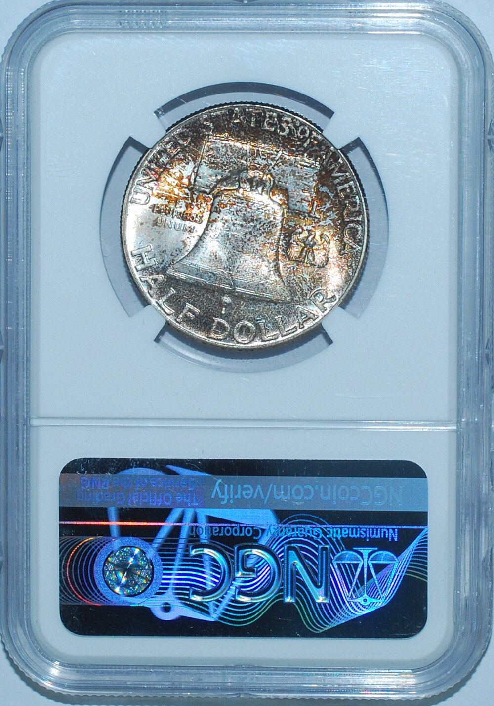 1949 NGC MS66FBL Full Bell Lines Franklin Half Dollar