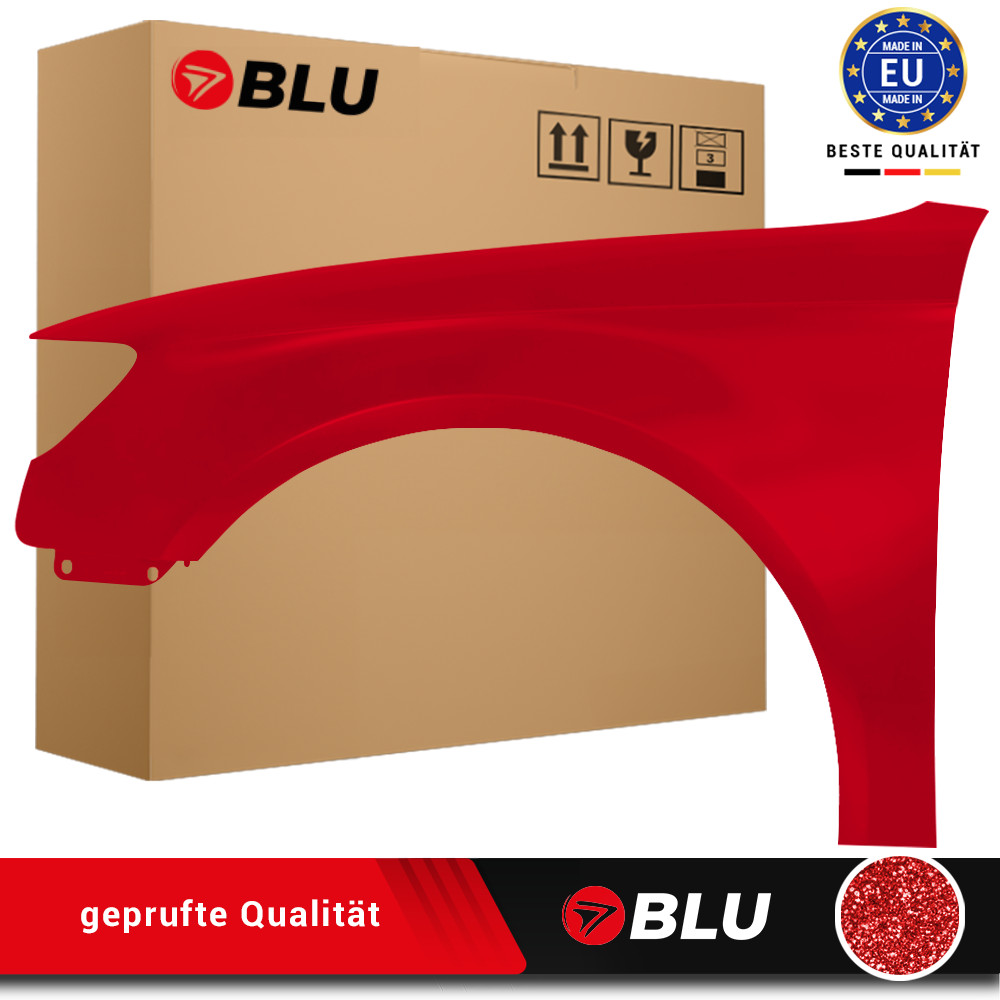 Fender For Audi A3 8V LZ3M Left Red 12-20 Front Painted New Hatchback