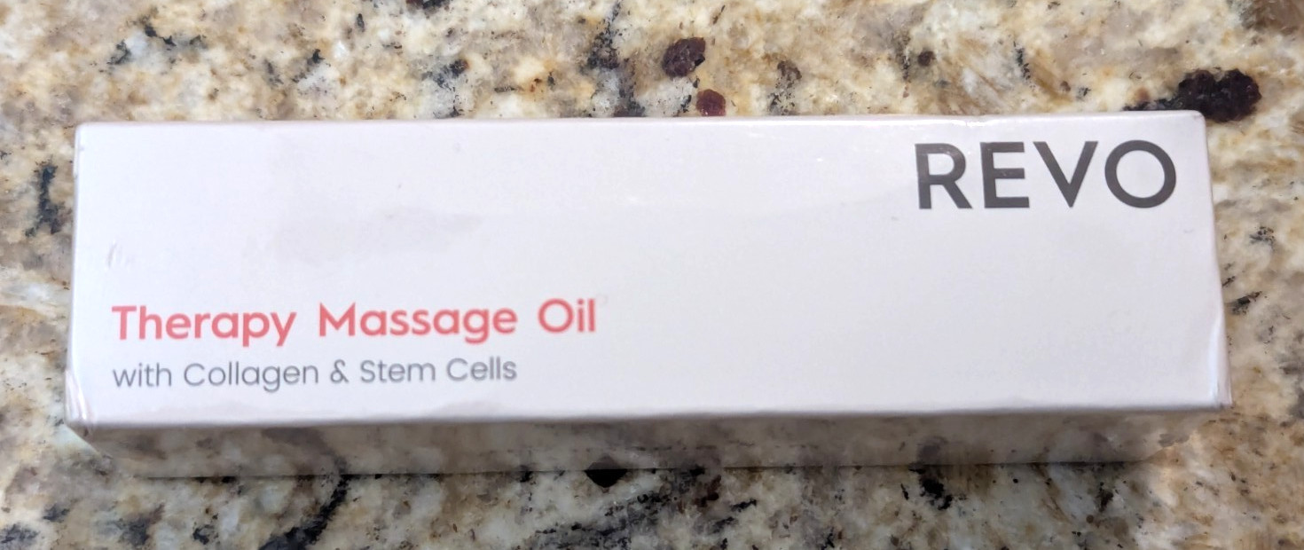REVO Therapy Massage Oil with Collagen & Stem Cells 1 oz exp: 11/2028