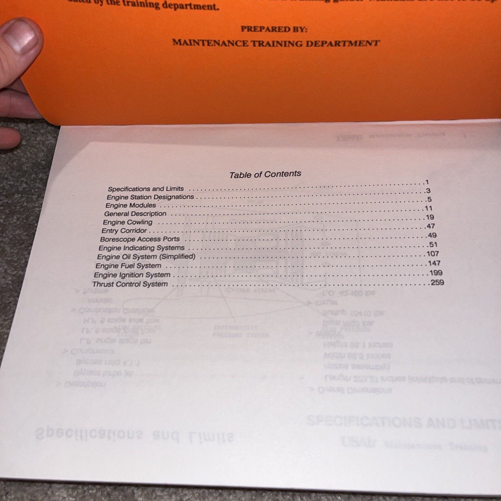 1991 US AIR 757-200 Maintenance Training Manuals