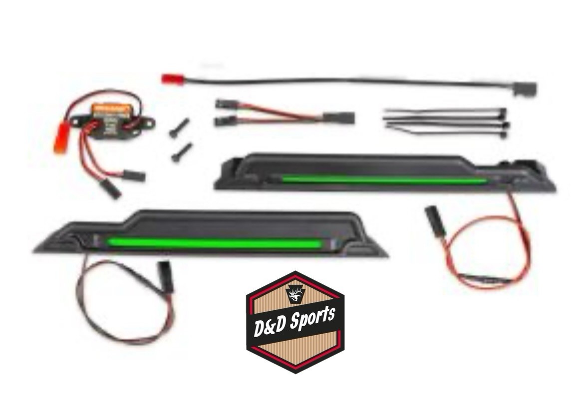 Traxxas 10998-GRN - LED Light Kit, Green, Complete (Underbody) (Sand Car)