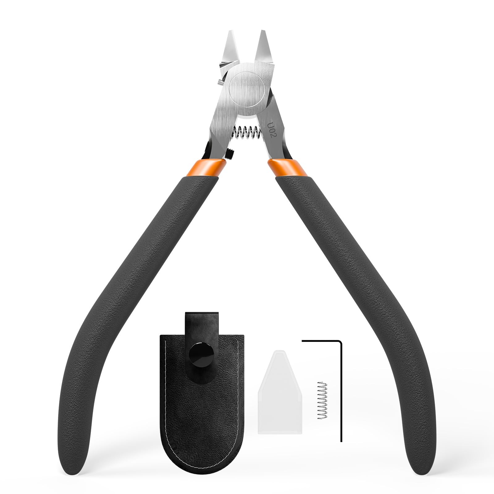 Model Nippers with Ultra-thin Single Edge, 4.9 inch Sprue Cutter for Beginner...