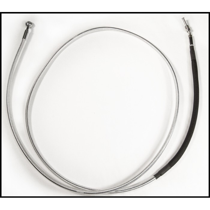 Magnum 31788 Alt. Sterling Chromite II Braided Hydraulic Clutch Cable, 88in.
