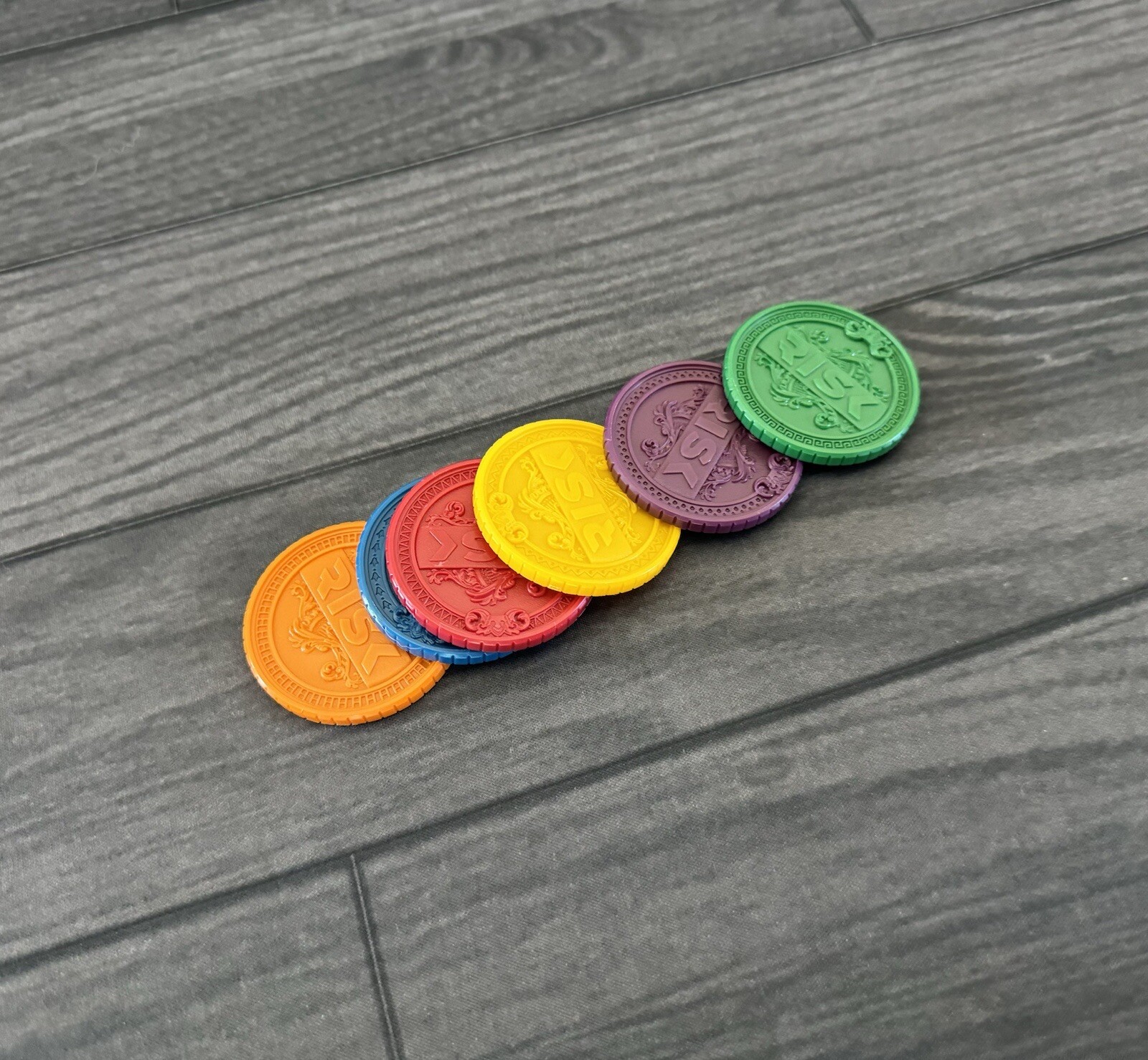 RISK Strike | All 6 Domination Coins | Official Replacement/Extra Game Pieces