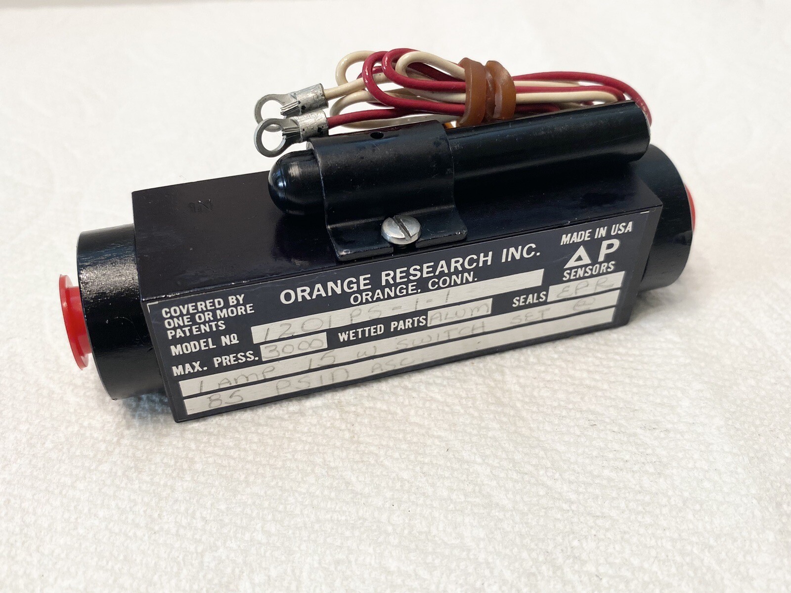 AP Sensors ORANGE RESEARCH 1201 PS-1-1 Pressure Switch