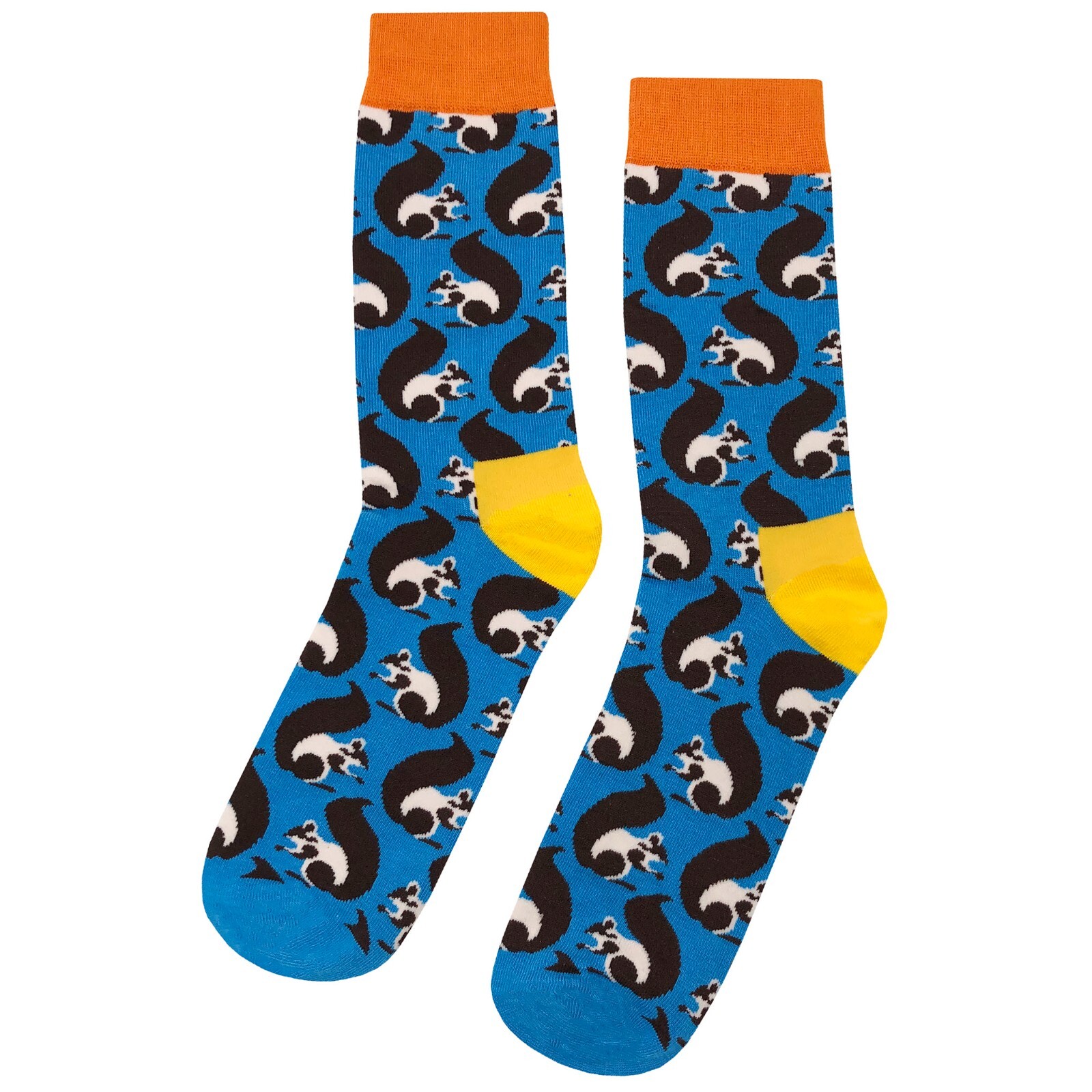 NWT Squirrel Dress Socks 4 Pack Novelty Men 8-12 Crazy Fun Sockfly