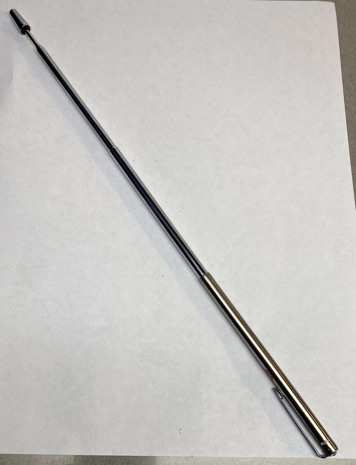 Vintage EMPHASIS POINTER Telescoping Pointer ~ 25” POCKET CLIP Sundstrand