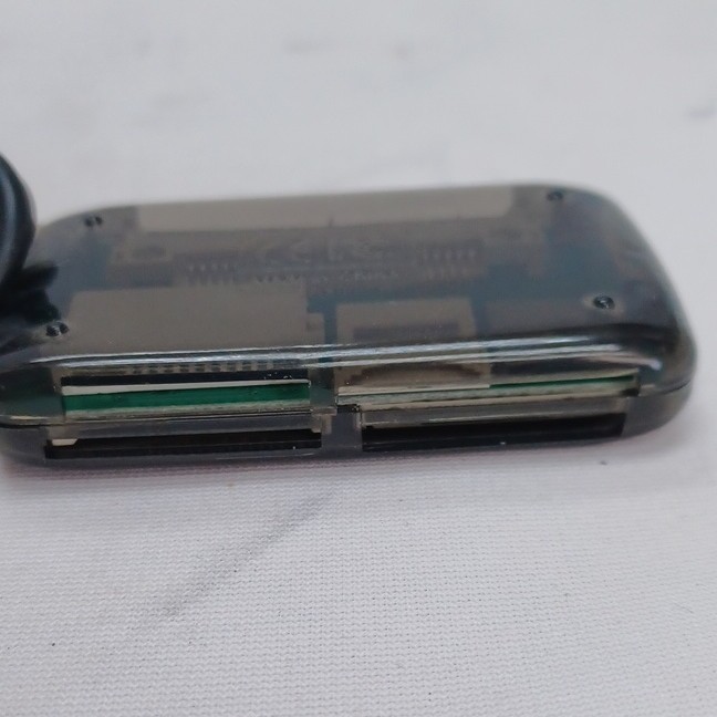 USB Multi Memory Card Reader Adapter - SD MMC microSD, Black