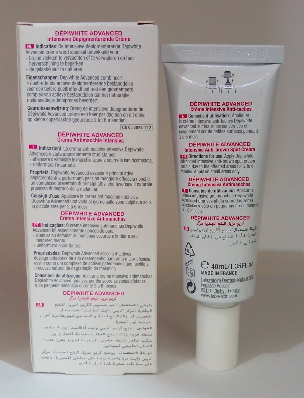 ACM Laboratoires DEPIWHITE Advanced Intensive Anti Brown Spot Cream 40ml 03/2028