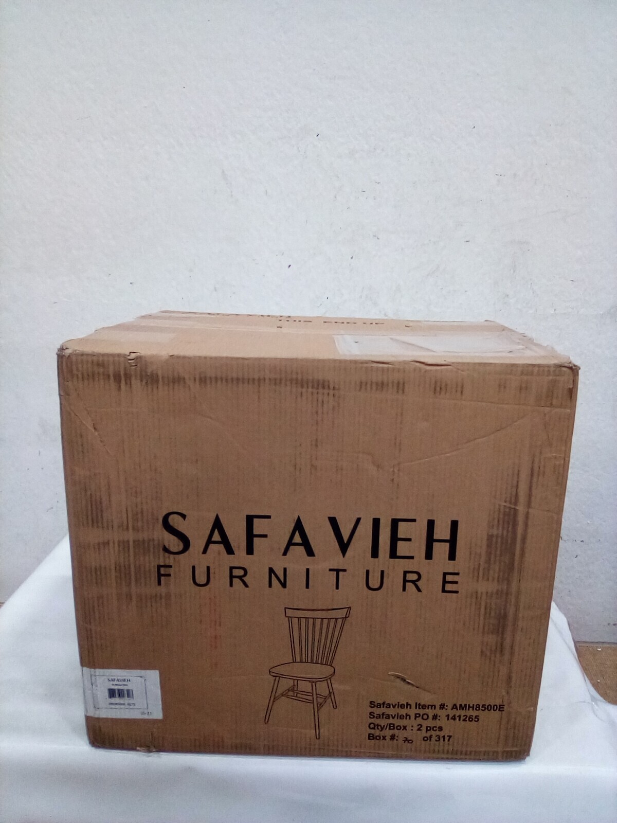 Safavieh PARKER SPINDEL SIDE CHAIR, Reduced Price 2172728308 AMH8500E