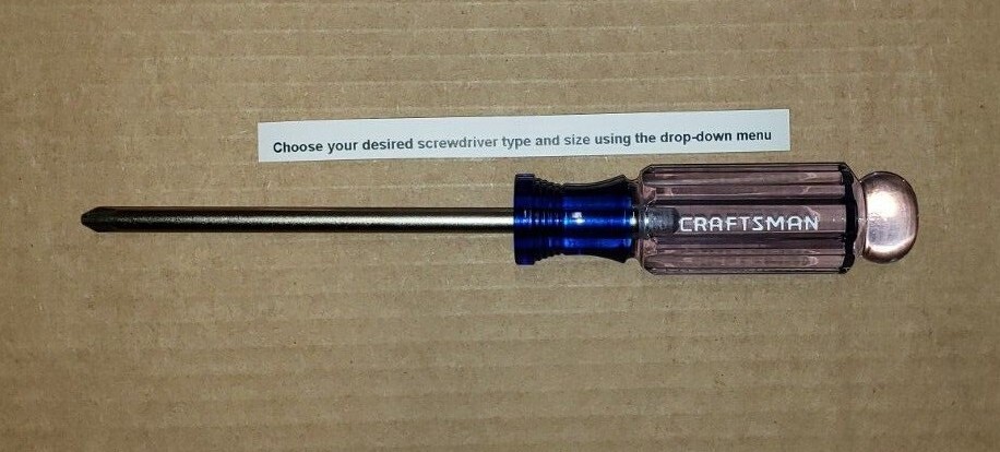 Brand New Craftsman Slotted Phillips Torx  Square Screwdrivers CHOOSE TYPE&SIZE