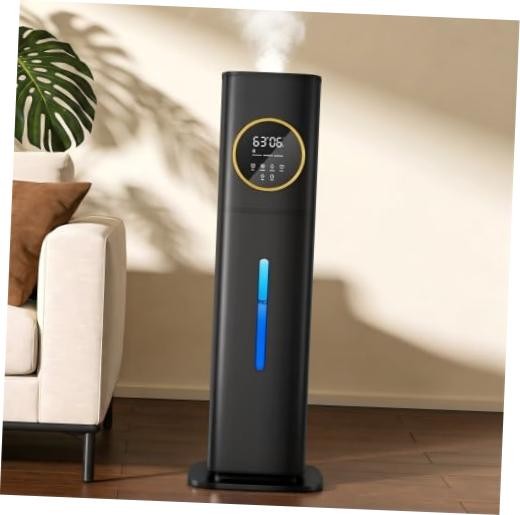 Humidifiers for Bedroom, 2.1Gal/8L Humidifier large room with Essential Black