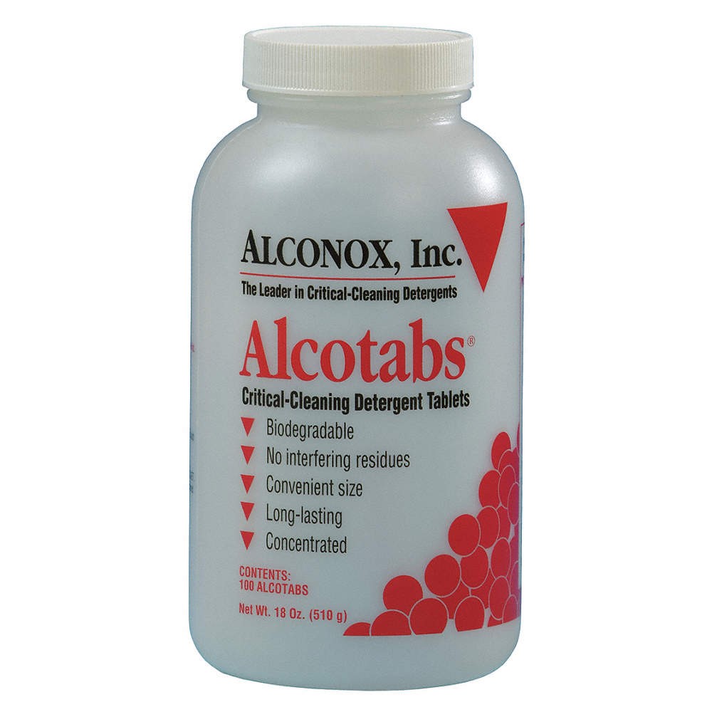 ALCONOX 1500-1 Detergent,100 ct,6.5 pH Max 42W998