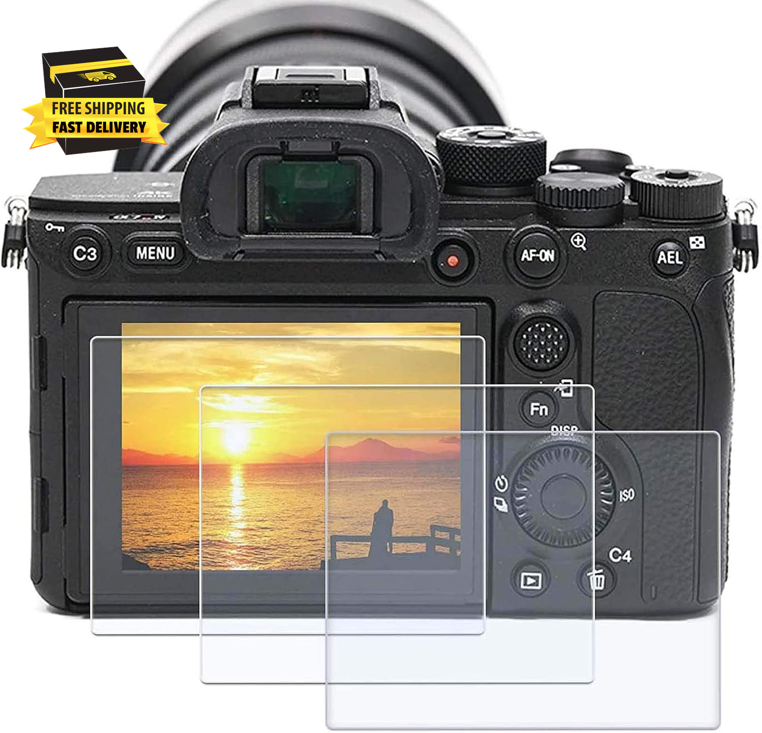 3 Packs Screen Protector Compatible with Sony Alpha 1 A7Ii A7III A7Sii A7Siii A7