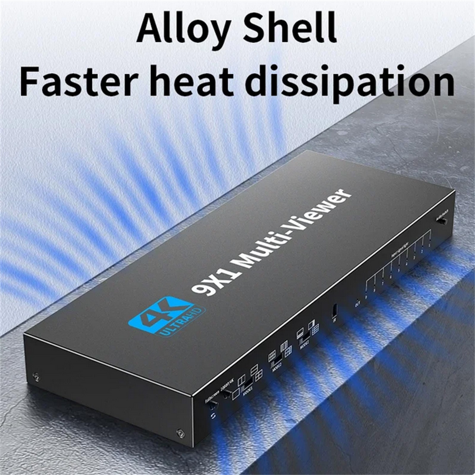 4K30hz 9x1 HDMI-Compatible Multiviewer 1080P Screen Multi Viewer Seamless Switch
