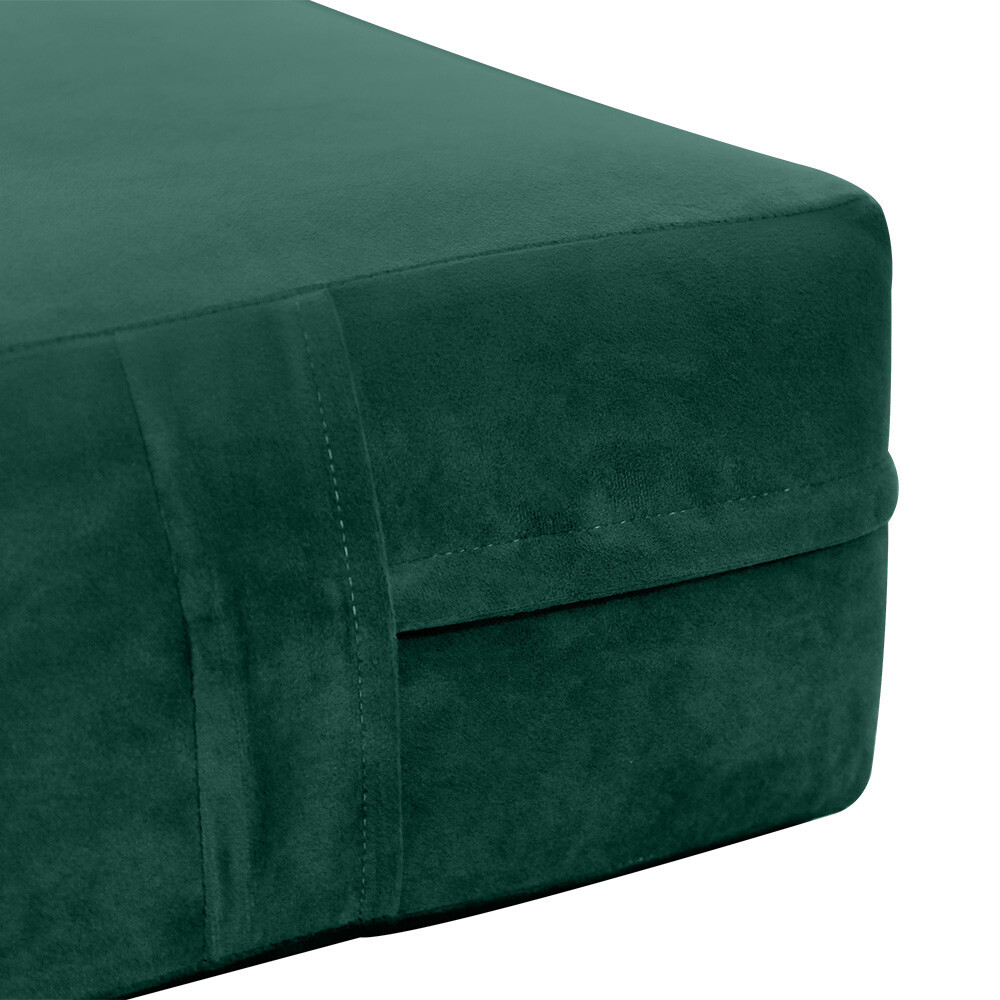 Model V5 Twin-XL Velvet Knife Edge Daybed Mattress Pillow Complete Set AD317