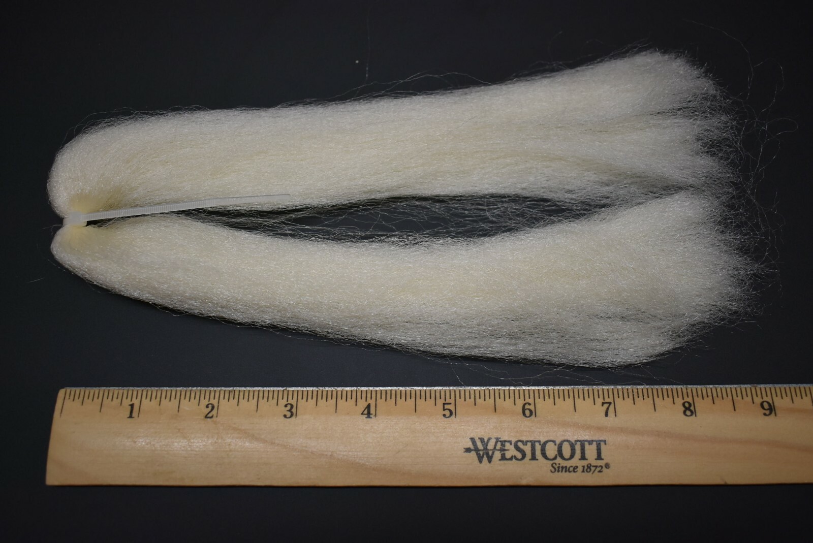 Hank  CREAM  SEA FIBERS Blend Fly Tying & Saltwater