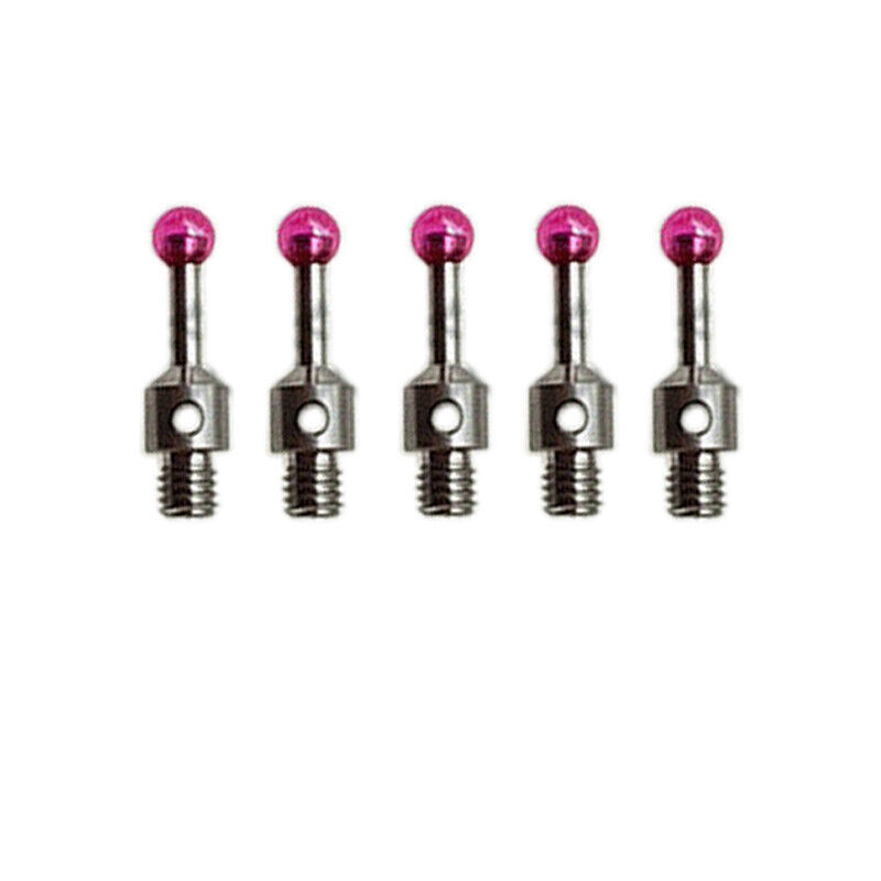 CMM Machine Touch Probe Stylus Ceramic Stem M3 Thread 6mm Ruby Ball Length 10mm