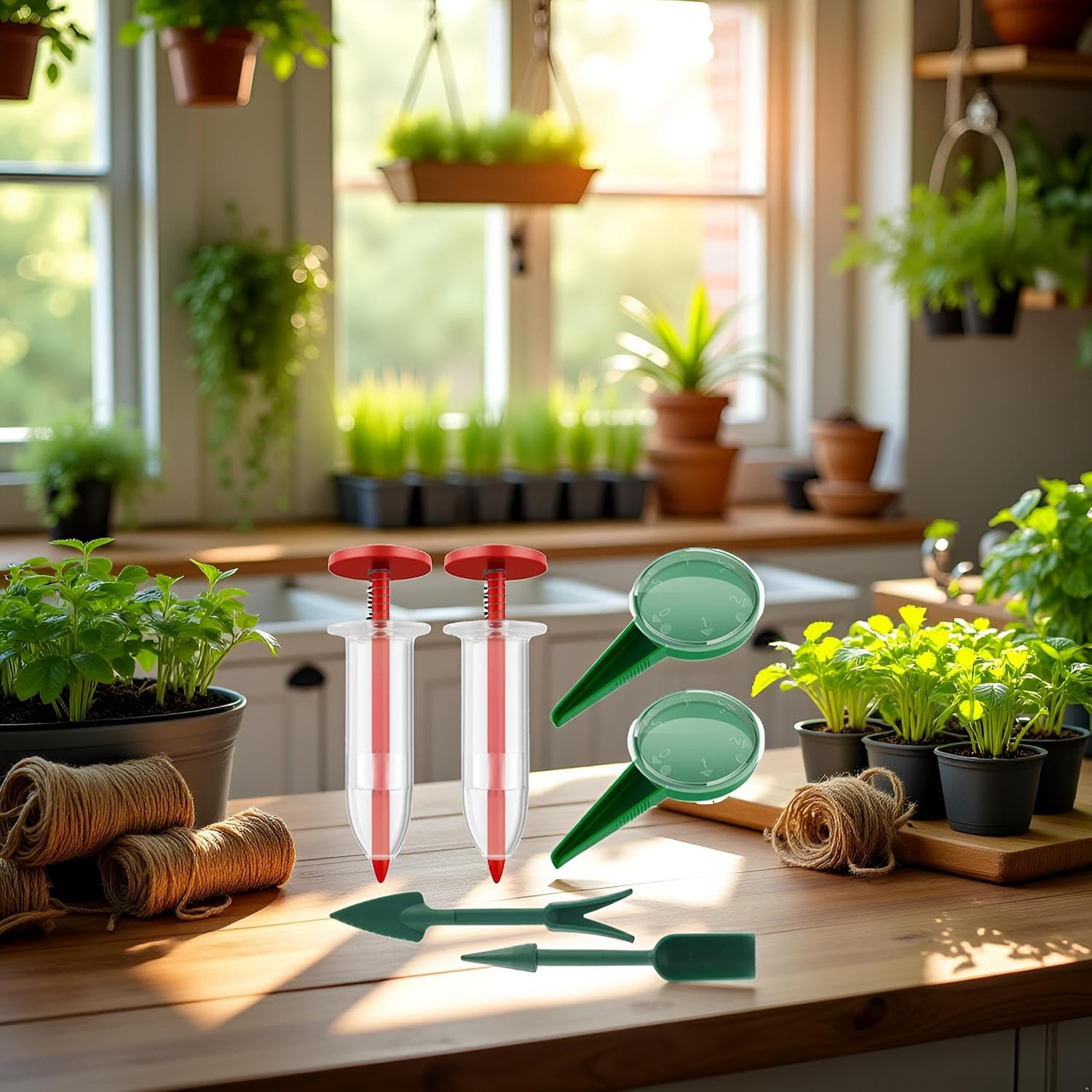 6Pcs Mini Sowing Seed Dispenser,Planter Tool, Handheld Seed Planter, Seed Sower