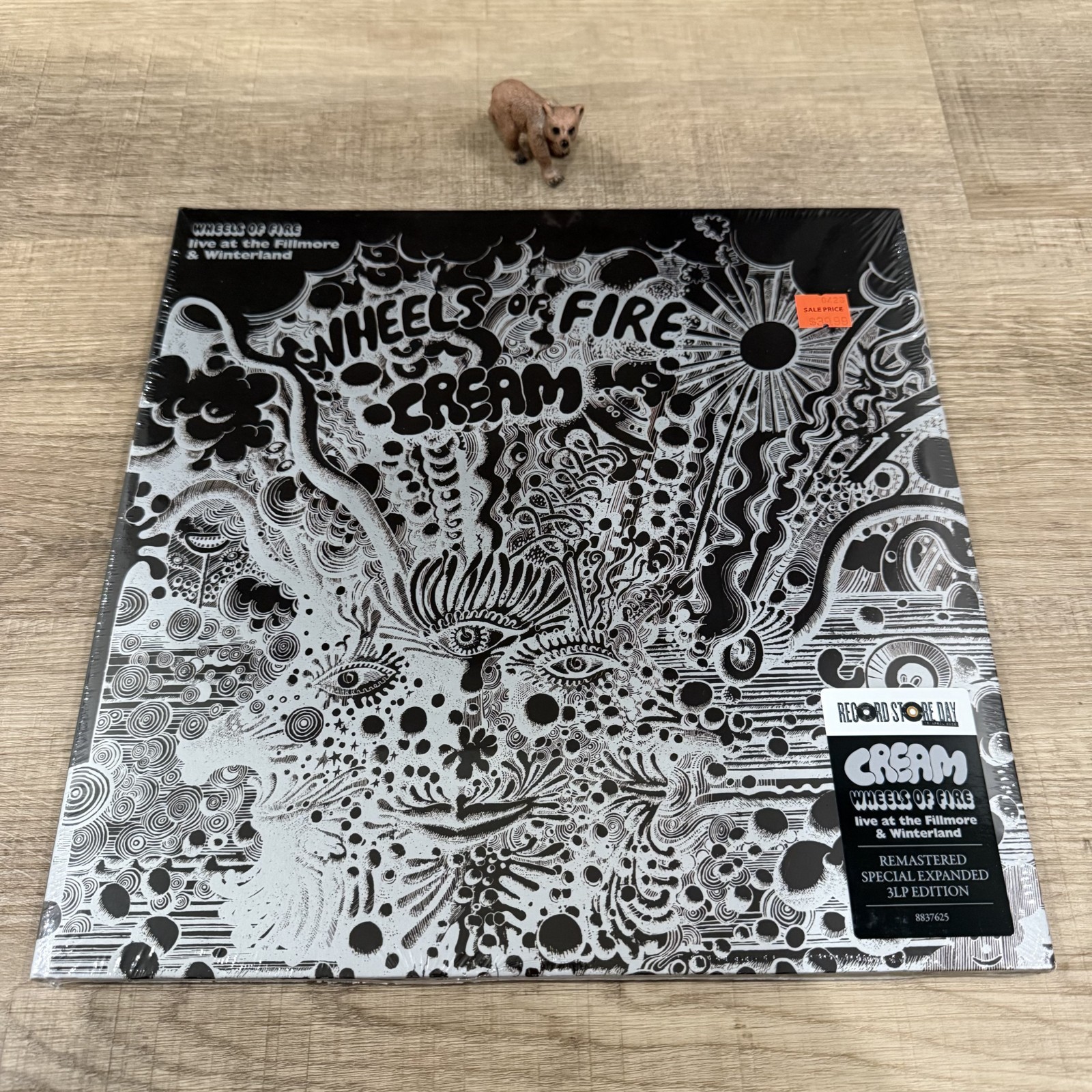 Cream Wheels of Fire Live At Fillmore & Winterland Vinyl 3LP 2026 RSD LE /4500