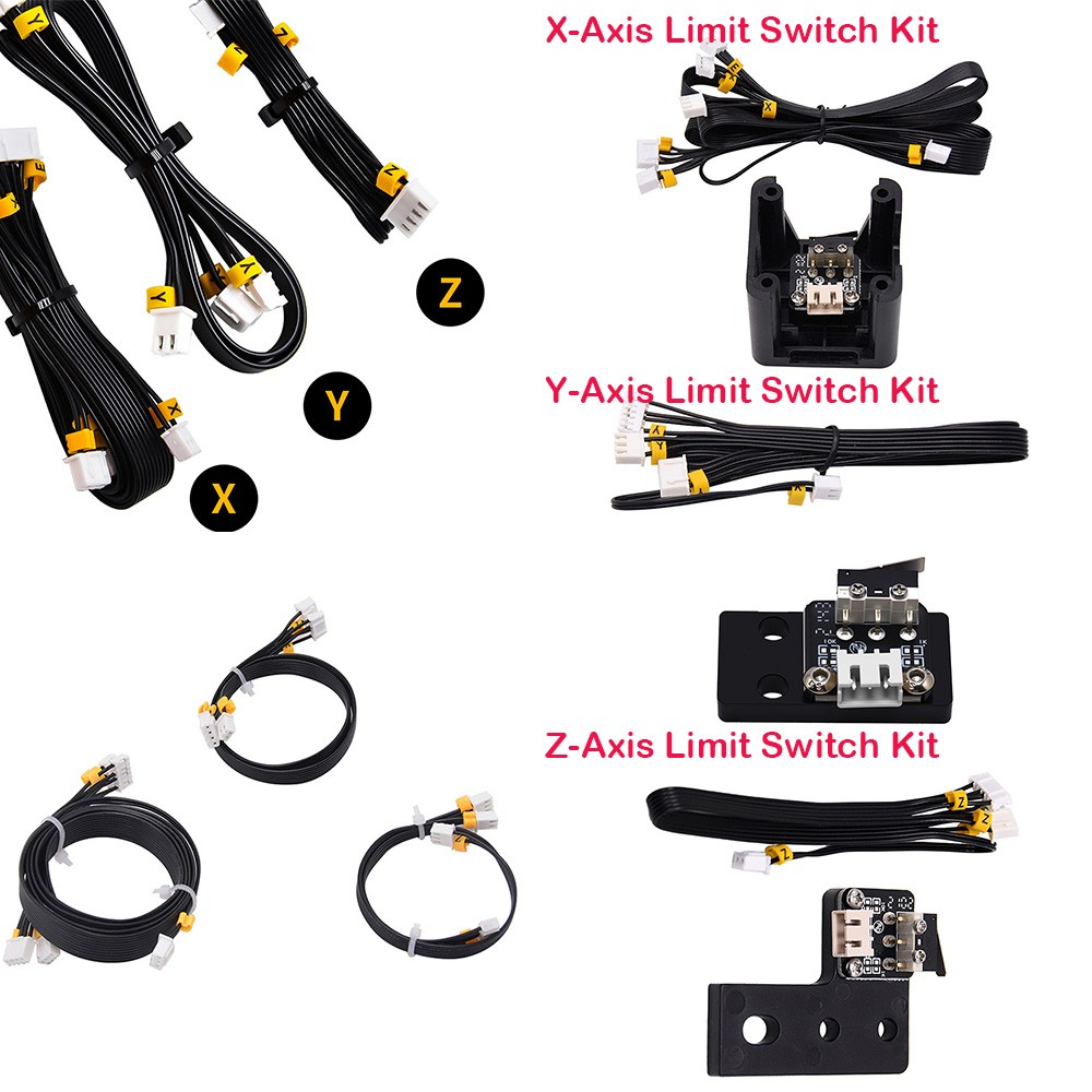 For Creality Ender 3/3X/3Pro Cable X/Y/Z-Axis Limit Switch Wires 3D Printer Part