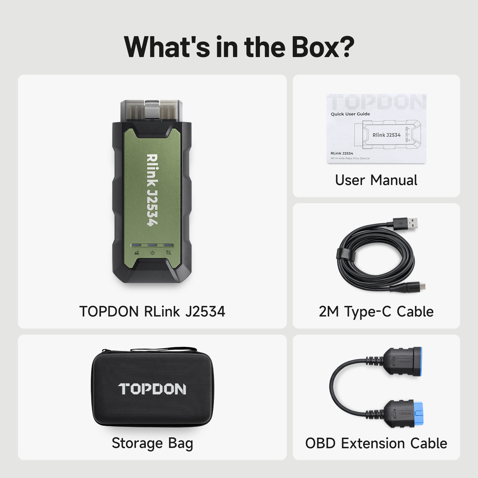 🔥NEW TOPDON RLink J2534 Pass-Thru Programmer 100% Original