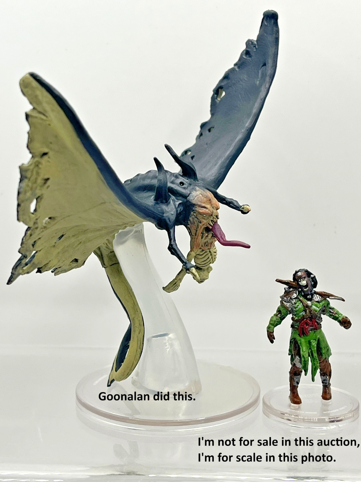 D&D Pathfinder Mini Shattered Obelisk 29 Cloaker Mutate UC LARGE