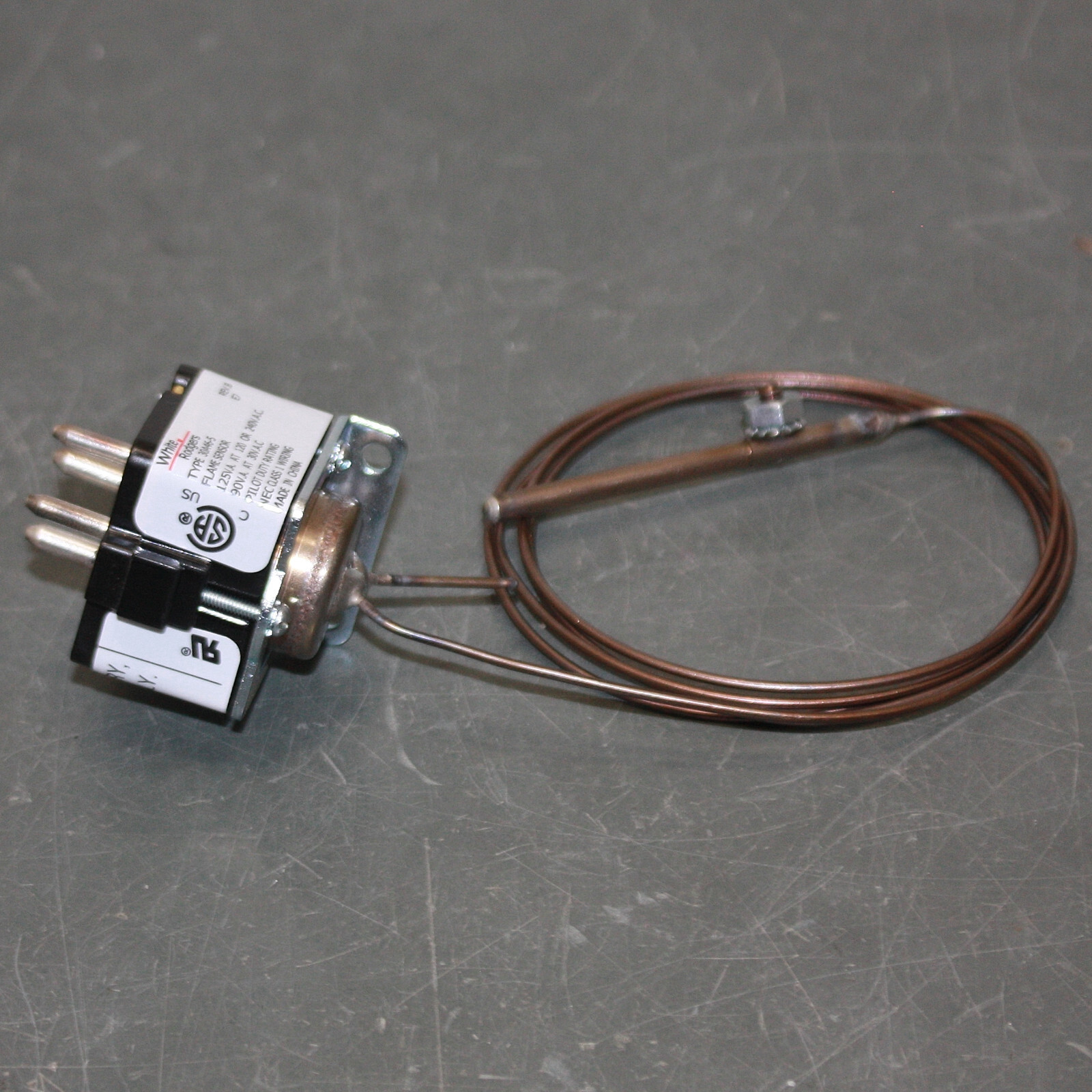 Emerson White-Rodgers Mercury Flame Sensor 30A46-005, 125V AC, 48" Sensor